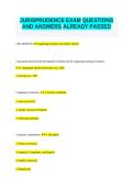 Jurisprudence Questions