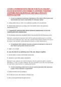 ATI RN COMPREHENSIVE PREDICTOR EXAM 2026&sol;2027 &ndash;&NewLine;EXAM QUESTIONS AND CORRECT ANSWERS &lpar;VERIFIED &NewLine;ANSWERS&rpar; PLUS RATIONALE &vert; 2027 Q&A &vert; INSTANT &NewLine;DOWNLOAD PDF