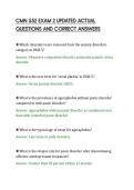 CMN 552 EXAM 2 UPDATED ACTUAL&NewLine;QUESTIONS AND CORRECT ANSWERS&NewLine;