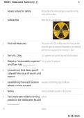 NOCTI Homeland Security Q &vert; Exam Questions & Answers Study Guide