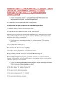 ATI FUNDAMENTALS PROCTORED EXAM 2026&sol;2027 &ndash; EXAM &NewLine;QUESTIONS AND CORRECT ANSWERS &lpar;VERIFIED &NewLine;ANSWERS&rpar; PLUS RATIONALE &vert; 2027 Q&A &vert; INSTANT &NewLine;DOWNLOAD PDF