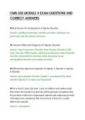 CMN 552 MODULE 4 EXAM QUESTIONS AND&NewLine;CORRECT ANSWERS&NewLine;