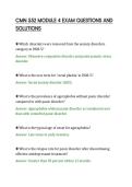 CMN 552 MODULE 4 EXAM QUESTIONS AND&NewLine;SOLUTIONS&NewLine;
