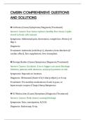 CMSRN COMPREHENSIVE QUESTIONS&NewLine;AND SOLUTIONS&NewLine;