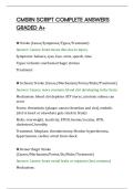 CMSRN SCRIPT COMPLETE ANSWERS&NewLine;GRADED A&plus;