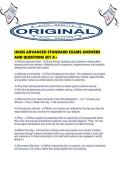 IAHSS ADVANCED STANDARD EXAMS ANSWERS AND QUESTIONS SET A&period;pdf&NewLine;