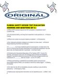 FLORIDA SAFETY OFFICER TEST EVALUATION ANSWERS AND QUESTIONS SET A&period;pdf