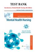 Test Bank Introductory Mental Health Nursing 4th Edition Womble Kincheloe