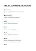 CNA TEST 800 QUESTIONS AND SOLUTIONS