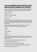 Vehicle Communication System Certification Exam &ndash; 2026&sol;2027 Complete Practice Question Bank