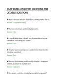 CNPR EXAM 6 PRACTICE QUESTIONS AND&NewLine;DETAILED SOLUTIONS&NewLine;