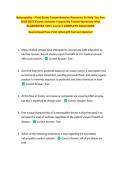 Naturopathy - Final Exam Comprehensive Resource To Help You Ace &NewLine;2026-2027 Exams Includes Frequently Tested Questions With &NewLine;ELABORATED 100&percnt; Correct COMPLETE SOLUTIONS &NewLine;Guaranteed Pass First Attempt&excl;&excl; Current Update&excl;&excl; 