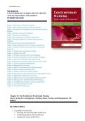 Test Bank Contemporary Nursing Issues Trends and Management 7th Edition Cherry Jacob ISBN 9780323757270 Complete Chapters Questions and Verified Answers A&plus;