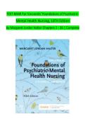 Test Bank For Varcarolis' Foundations of Psychiatric-Mental Health Nursing 10th Edition &vert; Margaret Jordan Halter &vert; ISBN 9780443127236 &vert; Chapters 1-36