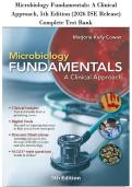 Microbiology Fundamentals&colon; A Clinical&NewLine;Approach&comma; 5th Edition &lpar;2026 ISE Release&rpar;&NewLine;Complete Test Bank