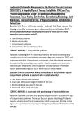 Fundamental Orthopedic Management for the Physical Therapist Assistant 2026&sol;2027 &vert; Orthopedic Physical Therapy Study Guide&comma; PTA Exam Prep&comma; Practice Questions with Answers & Explanations&comma; Musculoskeletal Assessment&comma; Tissue Healing&comma; Gait Analysis&comma; Biomechan