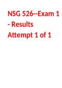 NSG 526 EXAM 1 MISSED QUESTIONS AND ANSWERS&period;