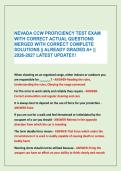 NEVADA CCW PROFICIENCY TEST EXAM &NewLine;WITH CORRECT ACTUAL QUESTIONS &NewLine;MERGED WITH CORRECT COMPLETE &NewLine;SOLUTIONS &vert;&vert; ALREADY GRADED A&plus; &vert;&vert; &NewLine;2026-2027 LATEST UPDATE&excl;&excl;&excl;