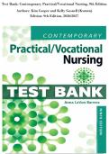 Test Bank&colon; Contemporary Practical&sol;Vocational Nursing&comma; 9th Edition&NewLine;Authors&colon; Kim Cooper and Kelly Gosnell &lpar;Kurzen&rpar;&NewLine;Edition&colon; 9th Edition&comma; 2026&sol;2027