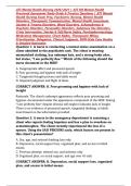 ATI Mental Health Nursing 2026&sol;2027 &vert; ATI RN Mental Health Proctored Assessment Study Guide & Practice Questions &vert; ATI Mental Health Nursing Exam Prep&comma; Psychiatric Nursing&comma; Mental Health Disorders&comma; Therapeutic Communication&comma; Mental Health Assessment&comma; Anxi
