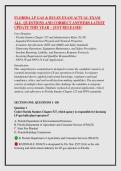 FLORIDA LP GAS & RULES EXAM ACTUAL EXAM &NewLine;ALL  QUESTIONS AND CORRECT ANSWERS LATEST &NewLine;UPDATE THIS YEAR &ndash; JUST RELEASED