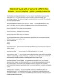 NCLE Study Guide with all Correct & 100&percnt; Verified Answers &vert;Actual Complete Update &vert;Already Graded A&plus;