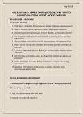 NSG 3100 Exam 4 -GALEN EXAM QUESTIONS AND CORRECT VERIFIED SOLUTIONS LATEST UPDATE THIS YEAR&period;pdf&NewLine;&NewLine;