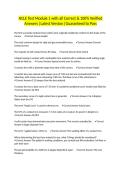 NCLE Test Module 1 with all Correct & 100&percnt; Verified Answers &vert;Latest Version &vert;Guaranteed to Pass