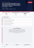 NUR 204 Exam 3 Leadership Management Version 1 Fortis 2026&sol;2027 &ndash; Questions and Answers &vert; 100&percnt; Verified &vert; Detailed Rationales &ndash; Pass Guaranteed &ndash; A&plus; Graded