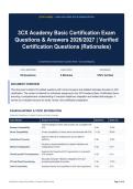 3CX Academy Basic Certification Exam Questions & Answers 2026&sol;2027 &vert; Verified Certification Questions &lpar;Rationales&rpar;