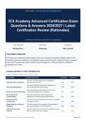 3CX Academy Advanced Certification Exam Questions & Answers 2026&sol;2027 &vert; Latest Certification Review &lpar;Rationales&rpar;