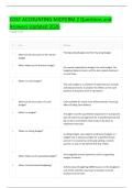 COST ACCOUNTING MIDTERM 2 Questions and Answers Updated 2026