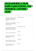Cost Accounting exam  latest 2026 &vert; 2027 package deal Questions and Answers All Verified