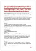 Galen College NSG 3850 Pathophysiology II Master Exam Pack &lpar;Exams 1&comma; 2&comma; 3 & 4&rpar; &vert; Practice Questions&comma; Verified Answers & Rationales &lpar;2026&sol;2027&rpar;