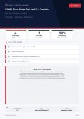 CAHIMS Exam Review Test Bank 2 Healthcare Information 2026&sol;2027 &ndash; Questions and Answers &vert; 100&percnt; Verified &vert; Detailed Rationales &ndash; Pass Guaranteed &ndash; A&plus; Graded 