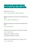PNCB PNP PC EXAM SCRIPT WITH&NewLine;VERIFIED QUESTIONS AND ANSWERS
