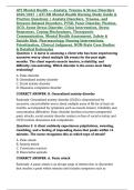 ATI Mental Health &mdash; Anxiety&comma; Trauma & Stress Disorders 2026&sol;2027 &vert; ATI RN Mental Health Nursing Study Guide & Practice Questions &vert; Anxiety Disorders&comma; Trauma- and Stressor-Related Disorders&comma; PTSD&comma; Panic Disorder&comma; Phobias&comma; OCD&comma; Acute Stress Disorder&comma; Crisis