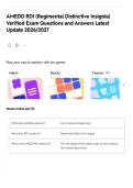 BUNDLED&semi;&semi;&semi;AMEDD Verified Exam Questions and Answers Latest Update 2026&sol;2027