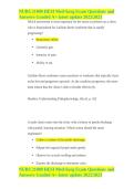 NURS 21000 HESI Med-Surg Exam Questions and Answers Graded A&plus; Latest Update 2022&sol;2023