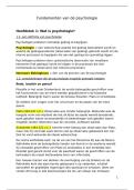 Samenvatting Fundamenten van de psychologie editie 3 &lpar;Hoofdstuk 1&comma; 3&comma; 4&comma; 5&comma; 6&comma; 7&comma; 9 en 10&rpar;&NewLine;&NewLine;&NewLine;