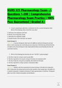 NURS 325 Pharmacology Exam--&sol;- &NewLine;Questions 1&ndash;200 &vert; Comprehensive &NewLine;Pharmacology Exam Practice &vert; 100&percnt; &NewLine;Pass Guaranteed &vert; Graded A&plus; 