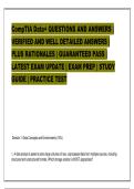 CompTIA Data&plus; QUESTIONS AND ANSWERS &vert; &NewLine;VERIFIED AND WELL DETAILED ANSWERS &vert; &NewLine;PLUS RATIONALES &vert; GUARANTEED PASS &vert; &NewLine;LATEST EXAM UPDATE &vert; EXAM PREP &vert; STUDY &NewLine;GUIDE &vert; PRACTICE TEST