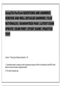 CompTIA PenTest&plus;QUESTIONS AND ANSWERS &vert; &NewLine;VERIFIED AND WELL DETAILED ANSWERS &vert; PLUS &NewLine;RATIONALES &vert; GUARANTEED PASS &vert; LATEST EXAM &NewLine;UPDATE &vert; EXAM PREP &vert; STUDY GUIDE &vert; PRACTICE &NewLine;TEST