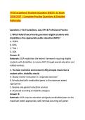 FTCE Exceptional Student Education &lpar;ESE&rpar; K&ndash;12 Exam &NewLine;2026&sol;2027 &vert; Complete Practice Questions & Detailed &NewLine;Rationales 