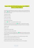 Exam 4 NSG 3100 UPDATED Questions with CORRECT Answers &vert;Already Rated A&plus;