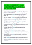 NSG 3250 Exam 3 Concept Review&colon; Advanced Nursing Study Guide & Practice Questions