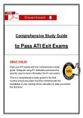 Comprehensive Study Guide to Pass ATI Exit Exams &ndash; Proctored Nursing School Exit Exam Study Notes&NewLine;&NewLine;