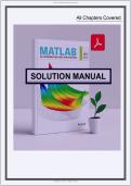 Solutions Manual for Matlab an Introduction with Applications Amos Gilat &lpar;6th Edition&rpar; - Graded A&plus; Comprehensive&period;&period;&period;