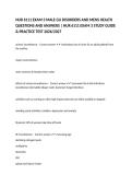NUR 6111 EXAM 3 MALE GU DISORDERS AND MENS HEALTH QUESTIONS AND ANSWERS &vert; NUR 6111 EXAM 3 STUDY GUIDE & PRACTICE TEST 2026&sol;2027