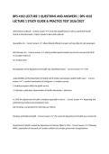 BPS 4102 LECTURE 1 QUESTIONS AND ANSWERS &vert; BPS 4102 LECTURE 1 STUDY GUIDE & PRACTICE TEST 2026&sol;2027